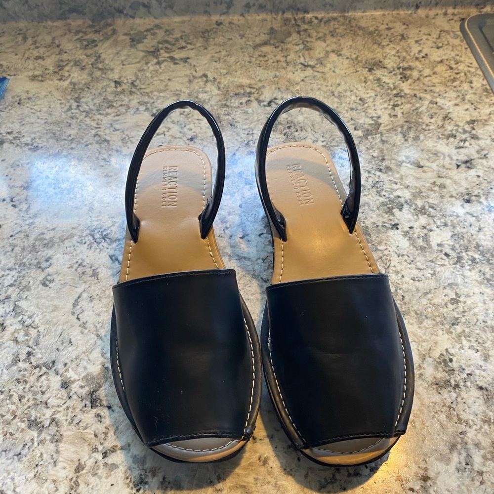 Black Leather Women’s Sandals